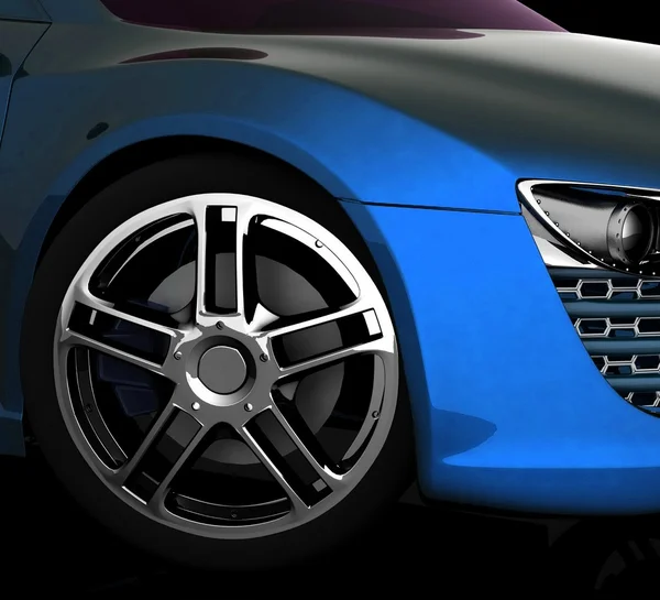 3d concept car — Stock Photo, Image