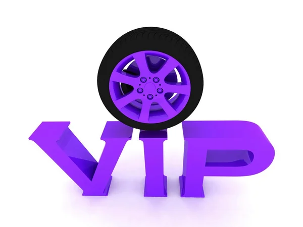 VIP med ett hjul — Stockfoto