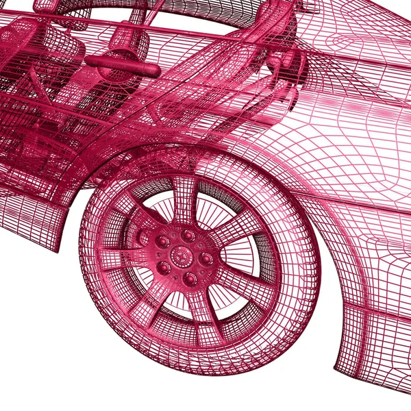 3D auta — Stock fotografie