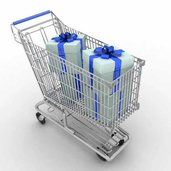 Shopping cart — Stock Photo, Image