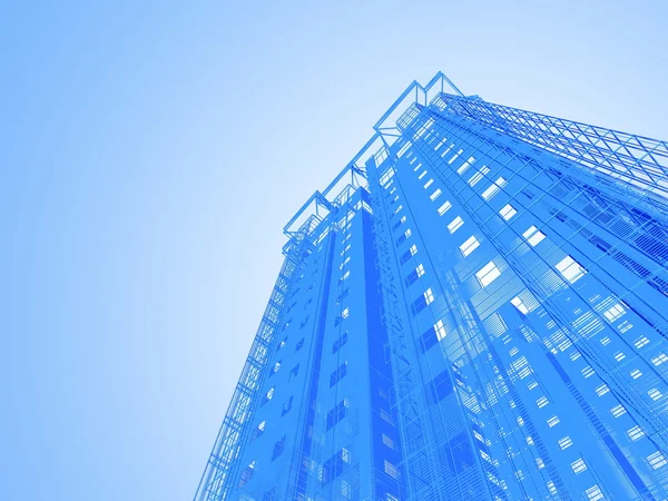 추상 고층 빌딩 — 스톡 사진