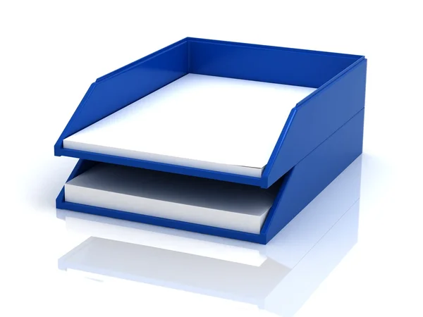 Trays for papers — Stock Photo, Image
