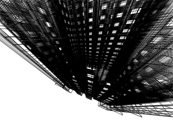 抽象的な高層ビル — ストック写真