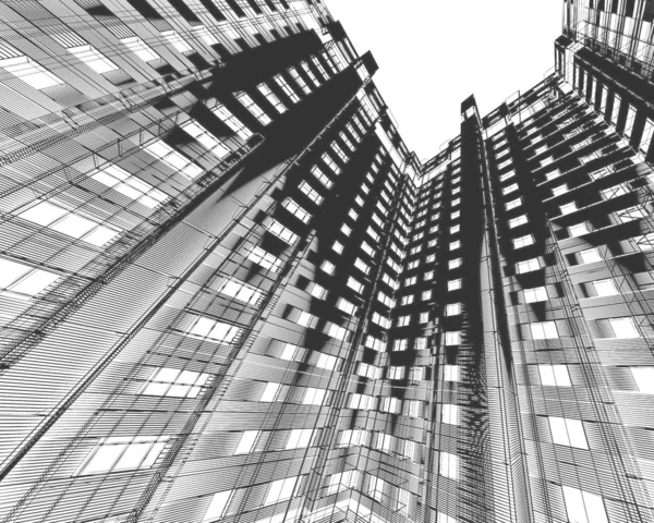 Edificio moderno abstracto —  Fotos de Stock