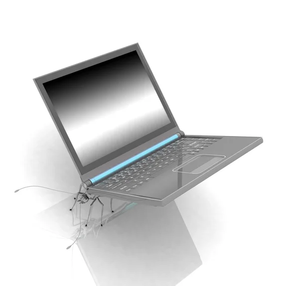 Similar to an insect laptop — Stock Photo, Image