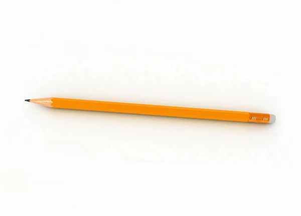 白い背景の鉛筆は — ストック写真