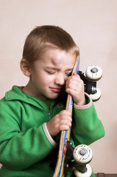 Gekwetst jongen — Stockfoto