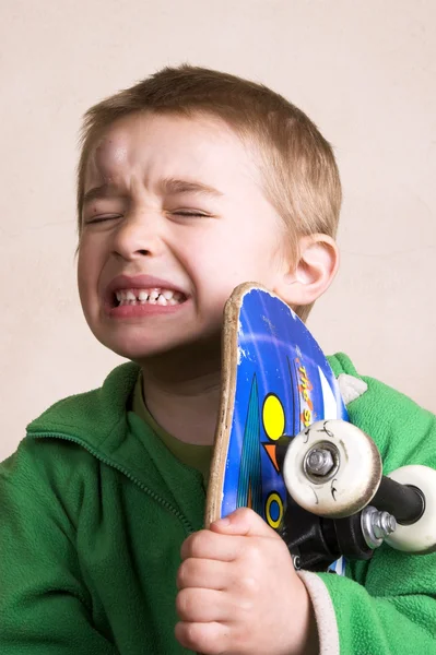 Gekwetst jongen — Stockfoto