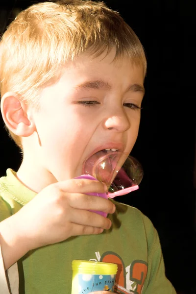 stock image Blowing Bubbles