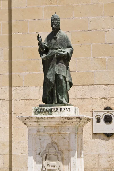 Papież w Xàtiva — Zdjęcie stockowe