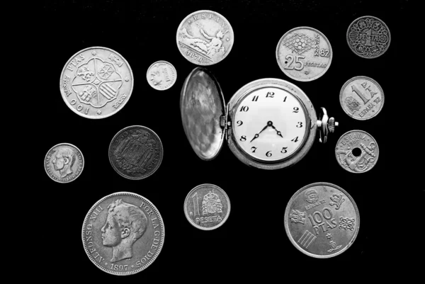 Monedas antiguas — Foto de Stock