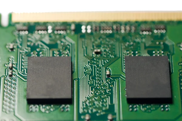 Чип памяти компьютера — стоковое фото