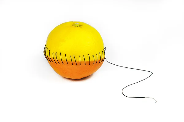 Citron och apelsin — Stockfoto