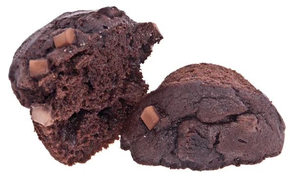 Broušená hnědá muffiny — Stock fotografie