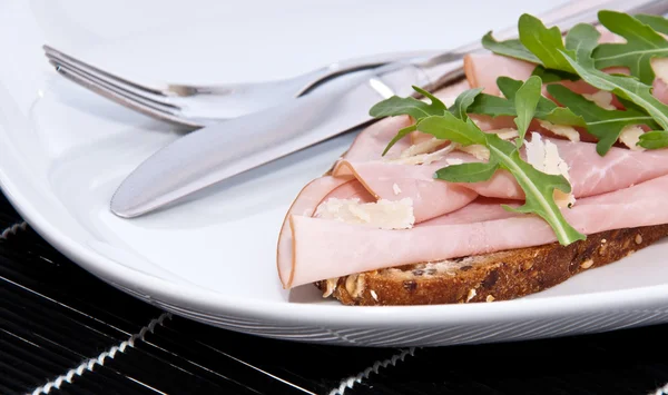 stock image Gammon on bread