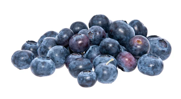 Heap of blueberries isolated on white — Stock Photo, Image
