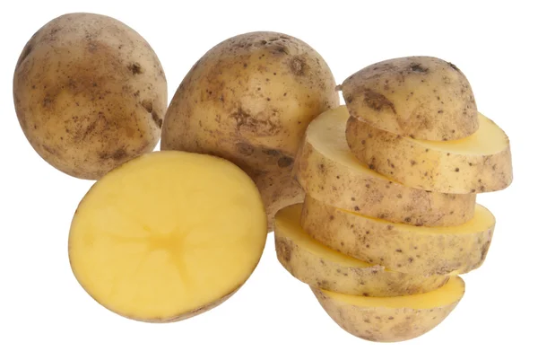 Ψιλοκομμένο πρώτων πατάτες — Φωτογραφία Αρχείου