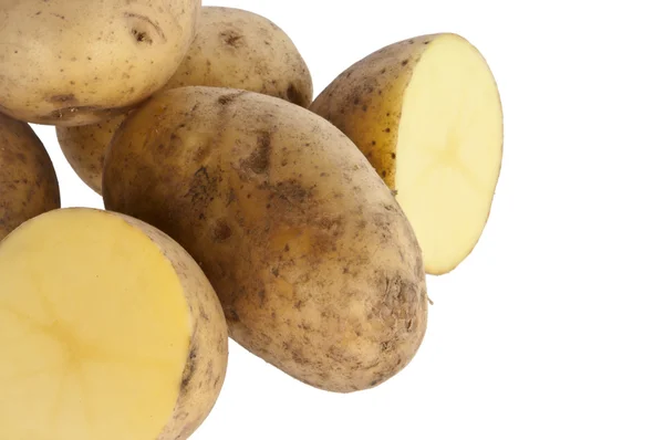 Gehackte rohe Kartoffeln — Stockfoto