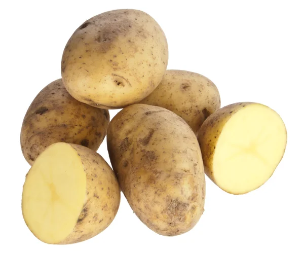 Gehackte rohe Kartoffeln — Stockfoto