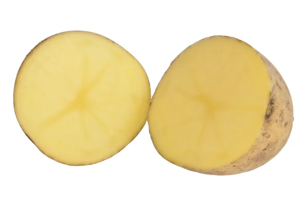 Hackad rå potatis — Stockfoto