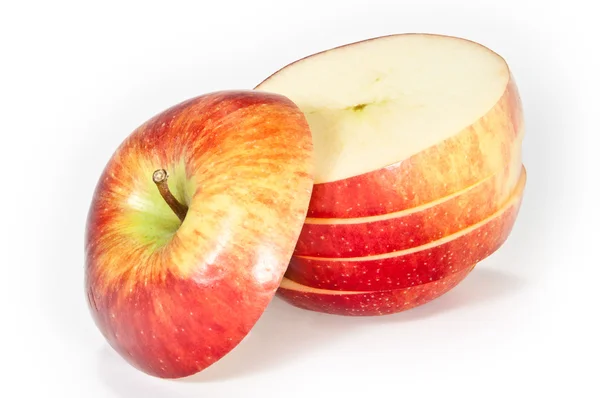 Nakrájené jablko — Stock fotografie