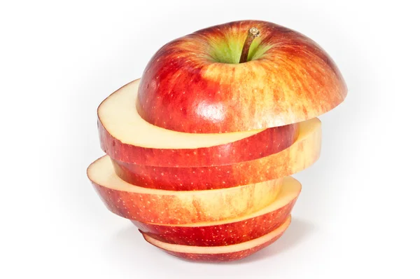 Gehakte appel — Stockfoto