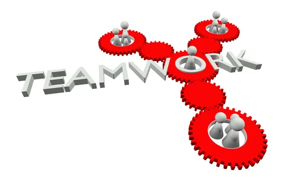 Teamwork illustration — Stock Photo, Image