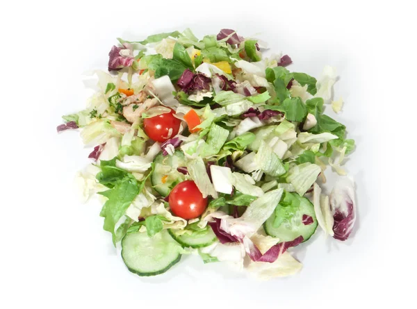 En hög med sallad — Stockfoto