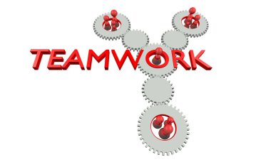 Teamwork illustration clipart