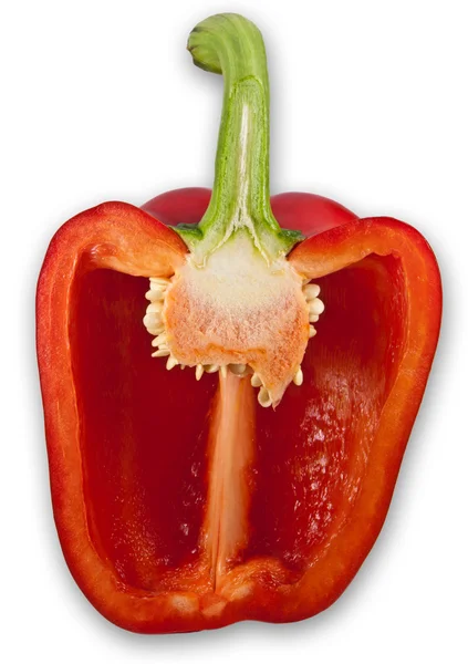 Halved bell pepper — Stock Photo, Image