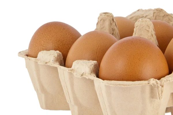 Telur dalam kotak — Stok Foto