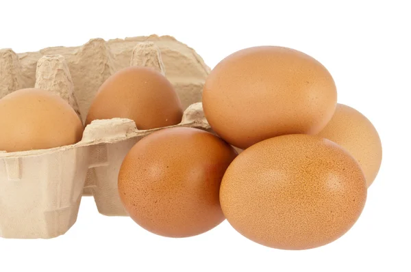 Eieren voor een doos — Stockfoto