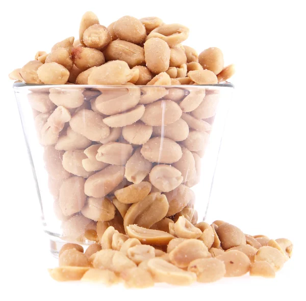 Cacahuetes en un vaso — Foto de Stock
