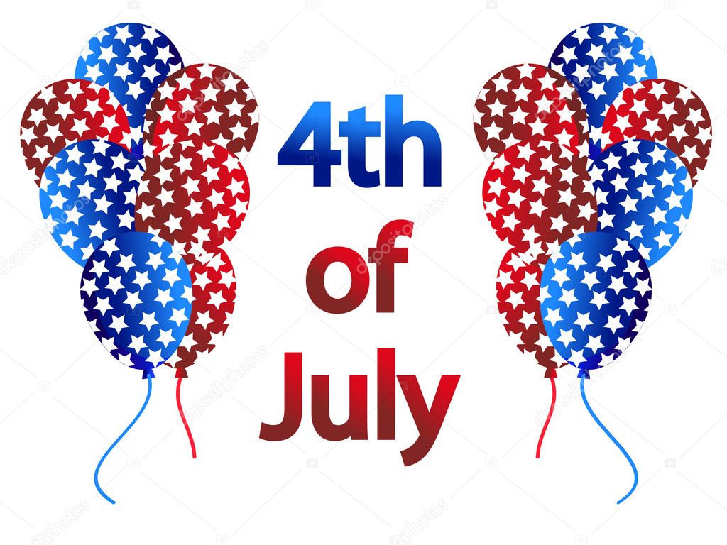 4th of July celebrations vector design