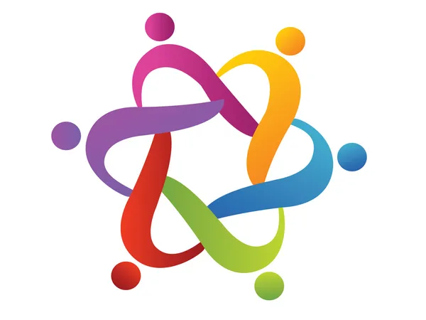Λογότυπο της ομάδας βοηθήσει Διανυσματικά Γραφικά