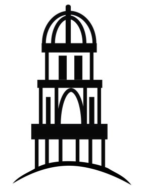 Temple or cupola logo