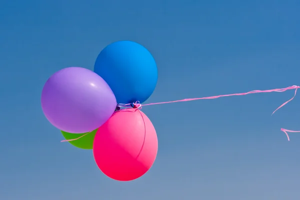 stock image Balloons flying in the sky