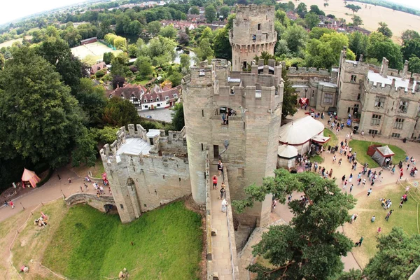 Castelo de Warwick Fotos De Bancos De Imagens