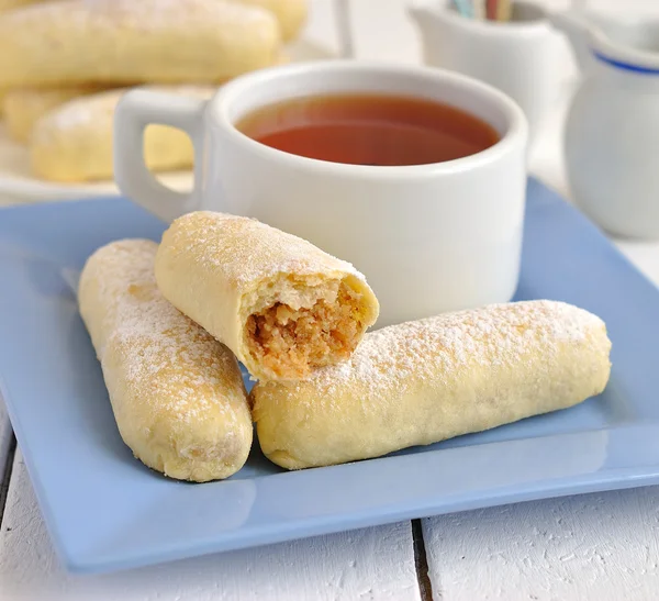 Stock image Rolls with nut filling