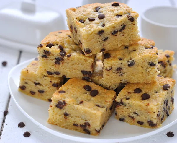 Biscotti "Bionde" con gocce di cioccolato — Foto Stock