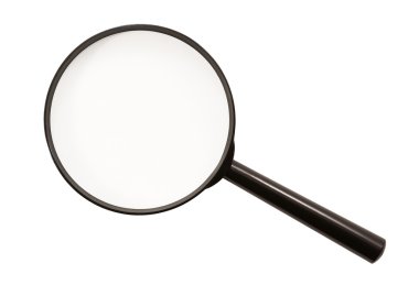 Magnifying glass (isolated) clipart