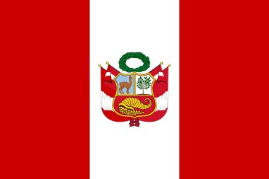 Flag of Peru' clipart