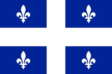 Flag of Quebec clipart