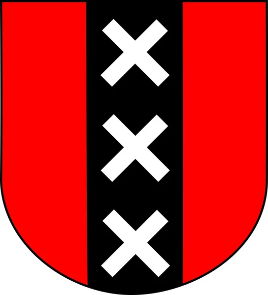 Amsterdam coat of arms — Stock Photo, Image