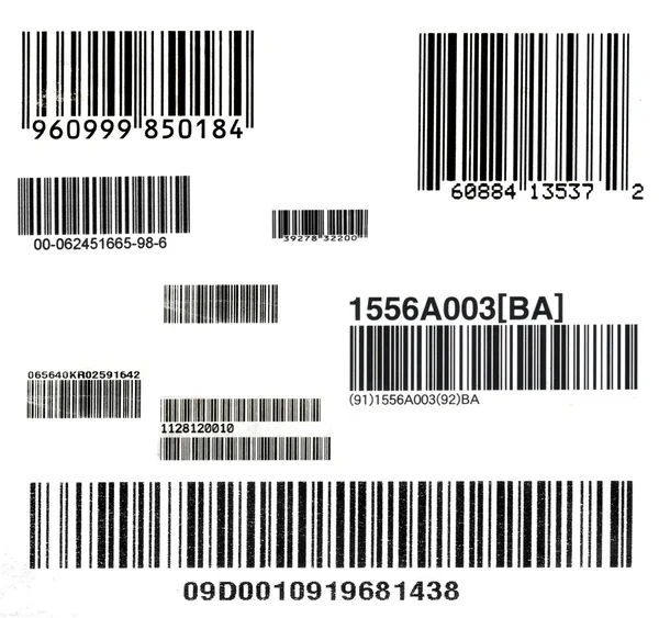Bunch of bar codes — Stock Photo, Image