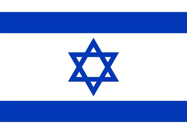 Israels flagga — Stockfoto