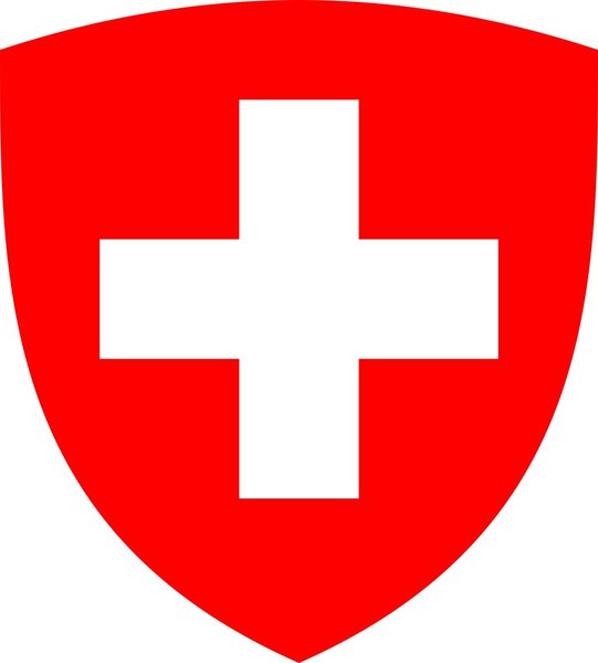 Swiss cross and shield