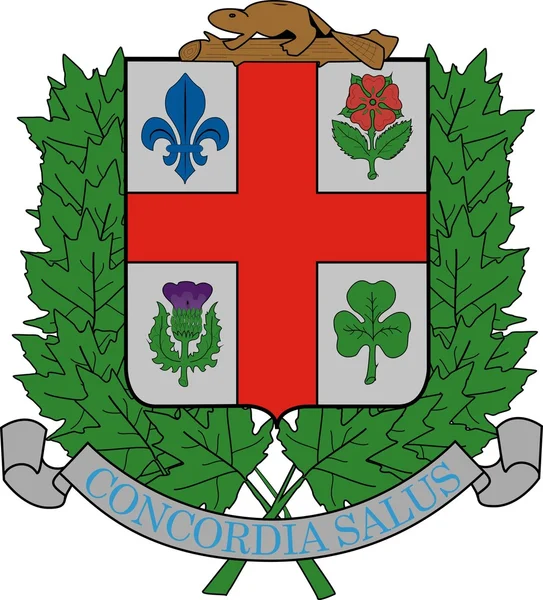 Montreal coat of arms — Stock Photo, Image