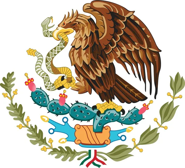 Mexiko, Wappen Stockbild