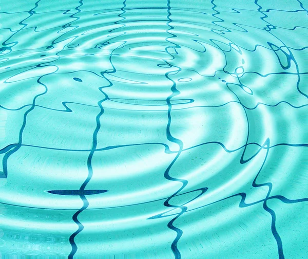 Плиточный бассейн фон с водными волнами Стоковое Фото